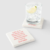 EUCHRE STENEN ONDERZETTER (Zijkant)