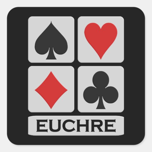 Euchre stickers (Voorkant)