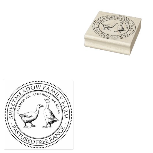  Euck Boerderij Stamp Half Dozen Rubberstempel (Gestempeld)