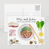 Euck egg noedle soup - Briefkaart (Voorkant / Achterkant)