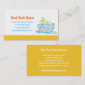 Euck in Tub Daycare of een sjabloon voor visitekaa Contactkaartje (Voorkant / Achterkant)