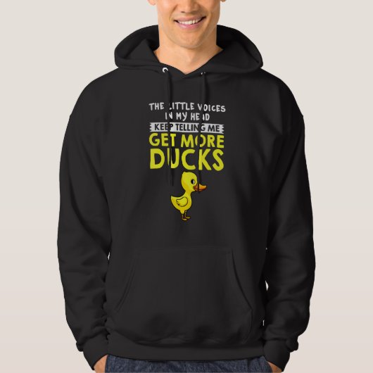 Euck Rubber Ducks Farmer Animal Bird Hoodie (Voorkant)