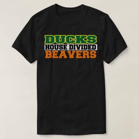 Eucks House Divided Beavers T-shirt (Design voorkant)