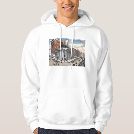 Euclid Ave, Cleveland, 1916 Hoodie (Voorkant)