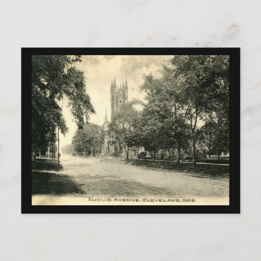 Euclid Ave., Cleveland, Ohio 1906 Briefkaart (Voorkant)