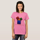 Euclid's bewijs van de Pythagoreaanse Theorem. T-shirt (Voorkant volledig)