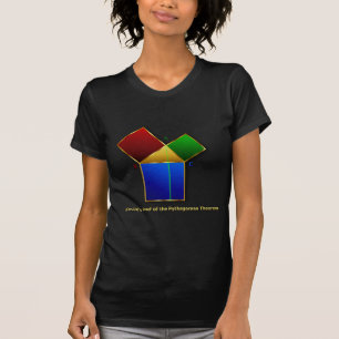 Euclid's bewijs van de Pythagoreaanse Theorem. T-shirt