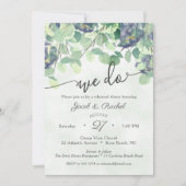 Eucualyptus Greenery WE DOEN Floral repesal Dinner Kaart (Voorkant)