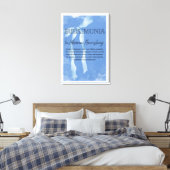 Eudaimonia Canvasprint met spanframe Canvas Afdruk (Insitu (Slaapkamer))