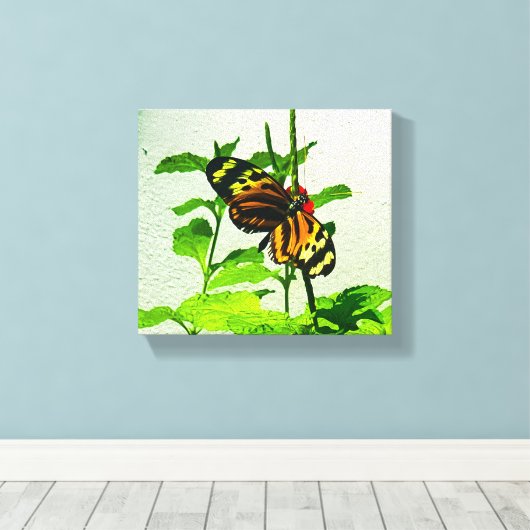 Eueides Isabella Canvas Afdruk (Insitu (Houten vloer))