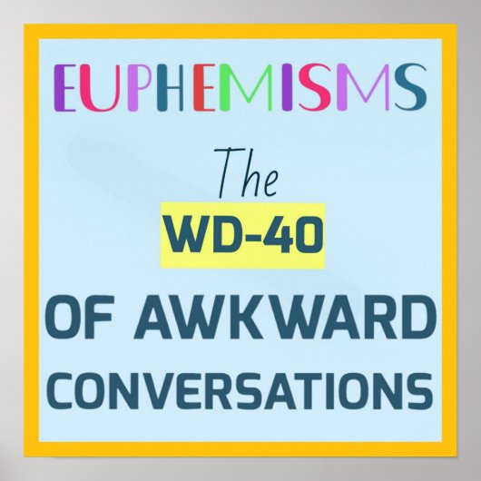 EUFEMISMEN POSTER (Voorkant)