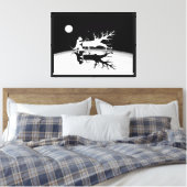 eufonisch canvas afdruk (Insitu (Slaapkamer))