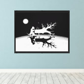 eufonisch canvas afdruk (Insitu (Houten vloer))