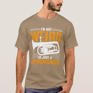Eufonium Ik ben gewoon een eufoniumist vriend T-shirt