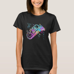 Eufonium Instrument Silhouet Eufoniums T-shirt