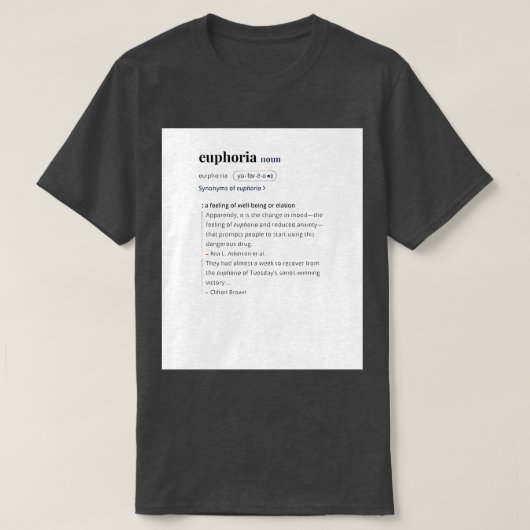 euforie kendrick lamar TShirt (Design voorkant)