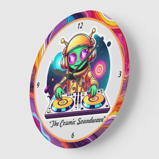 Euforische buitenaardse beats grote klok (Hoek)