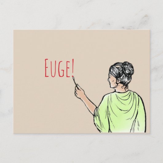 euge! graffito briefkaart (Voorkant)