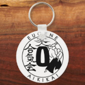 Eugene Aikikai keychain fob (Achterkant)