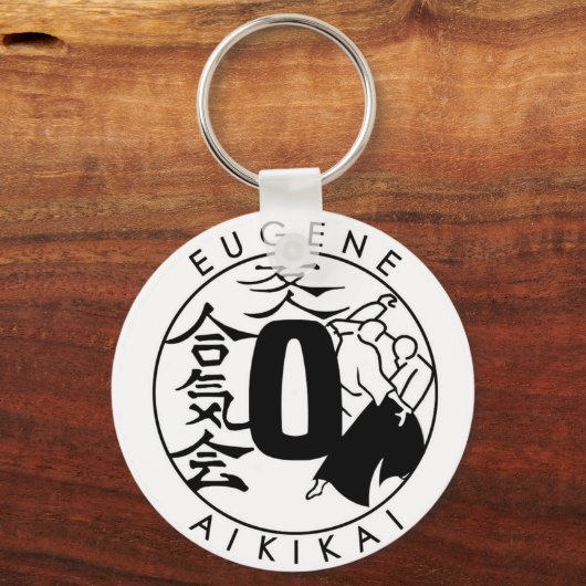 Eugene Aikikai keychain fob (Achterkant)