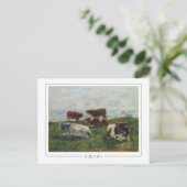 Eugène Boudin #174-2 - Kunstmatig Briefkaart (Staand voorkant)