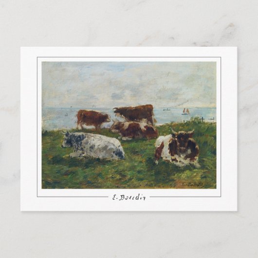 Eugène Boudin #174-2 - Kunstpostkaart Briefkaart (Voorkant)
