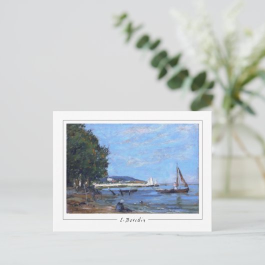 Eugène Boudin #178 - Kunstmatig Briefkaart (Staand voorkant)