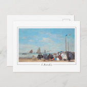 Eugène Boudin #199-2 - Kunstmatig Briefkaart (Voorkant / Achterkant)