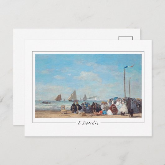 Eugène Boudin #199-2 - Kunstmatig Briefkaart (Voorkant / Achterkant)