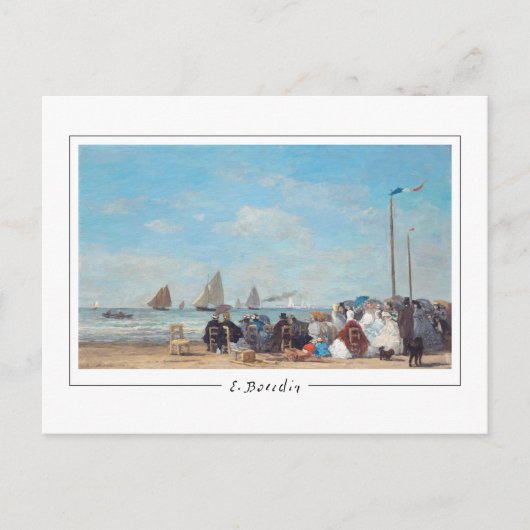 Eugène Boudin #199-2 - Kunstmatig Briefkaart (Voorkant)