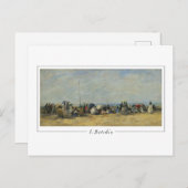 Eugène Boudin #205-2 - Kunstmatig Briefkaart (Voorkant / Achterkant)