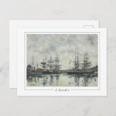 Eugène Boudin #217-2 - Kunstmatig Briefkaart (Voorkant / Achterkant)