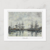 Eugène Boudin #217-2 - Kunstmatig Briefkaart (Voorkant)