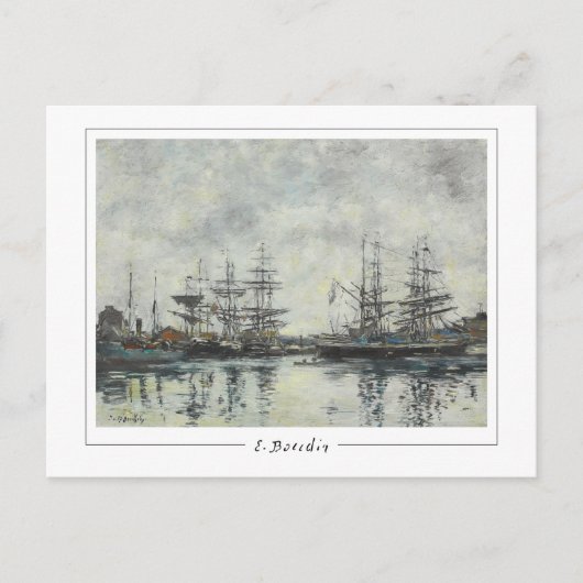 Eugène Boudin #217-2 - Kunstpostkaart Briefkaart (Voorkant)