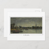 Eugène Boudin #244-2 - Kunstmatig Briefkaart (Voorkant / Achterkant)