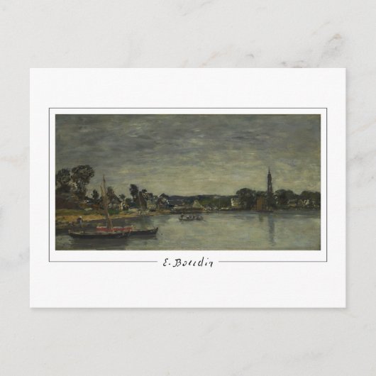 Eugène Boudin #244-2 - Kunstmatig Briefkaart (Voorkant)