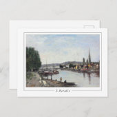 Eugène Boudin #26-2 - Kunstmatig Briefkaart (Voorkant / Achterkant)