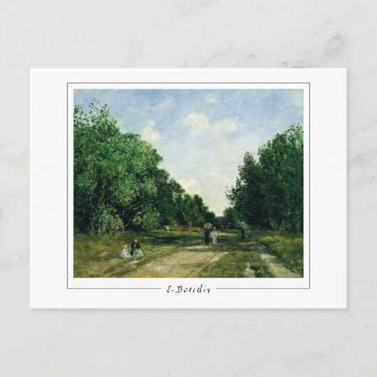 Eugène Boudin #28-2 - Kunstansichtkaart Briefkaart (Voorkant)