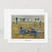 Eugène Boudin #295-2 - Kunstmatig Briefkaart (Voorkant / Achterkant)