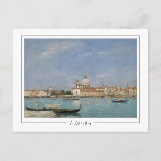 Eugène Boudin #30-2 - Kunstmatig Briefkaart (Voorkant)