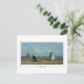 Eugène Boudin #30 - Kunstmatig Briefkaart (Staand voorkant)
