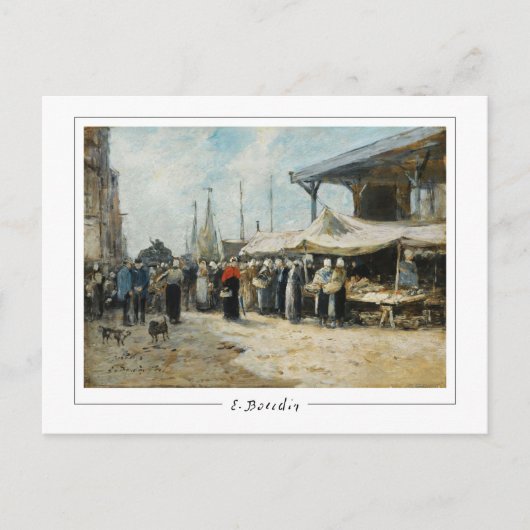 Eugène Boudin #31-2 - Kunstmatig Briefkaart (Voorkant)