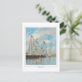 Eugène Boudin #344 - Kunstkaart Briefkaart (Staand voorkant)