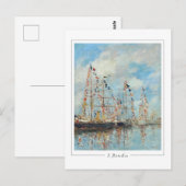 Eugène Boudin #344 - Kunstkaart Briefkaart (Voorkant / Achterkant)