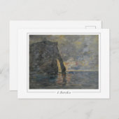 Eugène Boudin #356-2 - Kunstmatig Briefkaart (Voorkant / Achterkant)