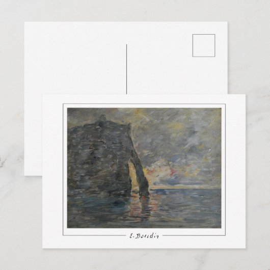 Eugène Boudin #356-2 - Kunstmatig Briefkaart (Voorkant / Achterkant)