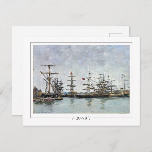 Eugène Boudin #375-2 - Kunstmatig Briefkaart (Voorkant / Achterkant)