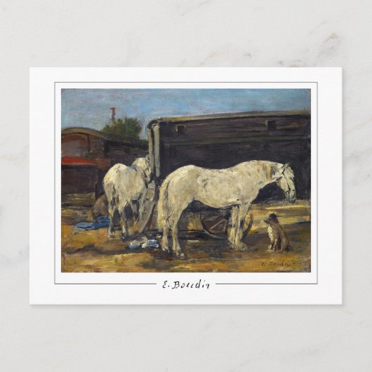 Eugène Boudin #389-2 - Kunstkaart Briefkaart (Voorkant)