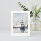 Eugène Boudin #418-2 - Kunstmatig Briefkaart (Staand voorkant)