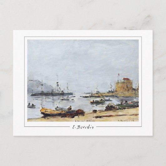 Eugène Boudin #478-2 - Kunstmatig Briefkaart (Voorkant)